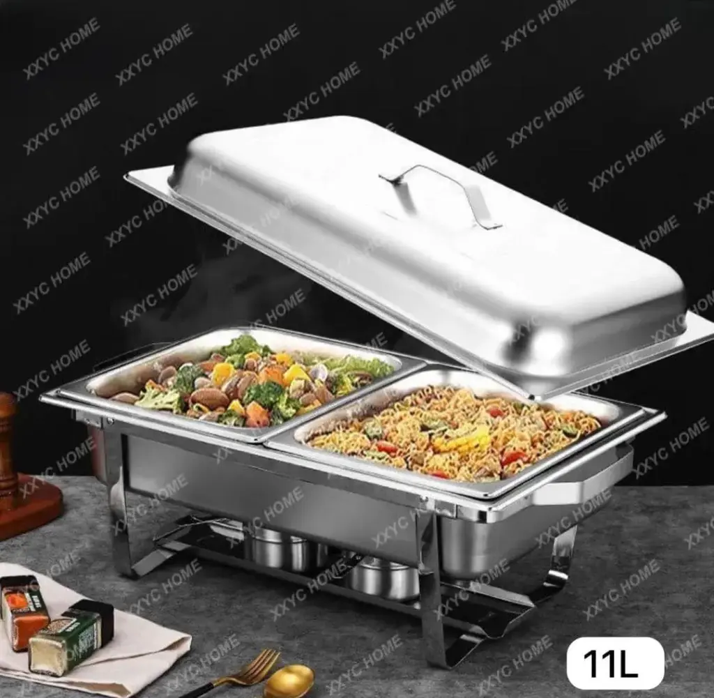 Chafing dish, double compartiment