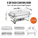 Chafing dish 2 compartiments