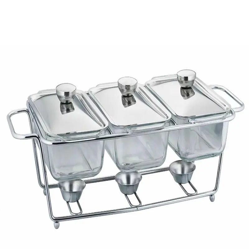 Chafing dish trio