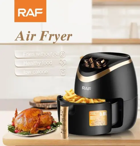 Airfryer digital. Capacité: 5,8L