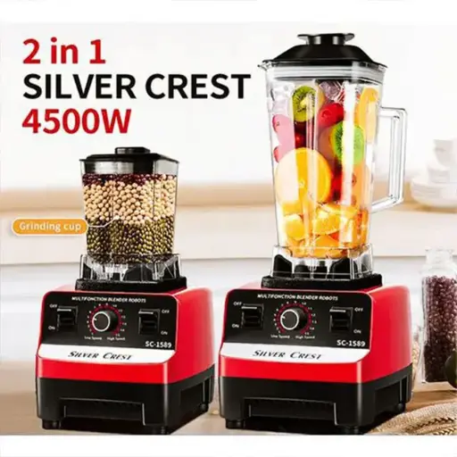 Mixeur silver crest 4500w 2 in 1 trés puissant